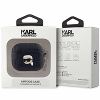 Karl Lagerfeld Monogram Karl Head dėklas AirPods 3 - juodas