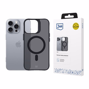 3mk dūminis MagCase su MagSafe iPhone 16 Pro Max - pusiau skaidrus