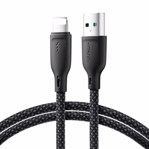 Joyroom Multi-Color Series S-A34 кабель USB-A Lightning 3A 1м - чёрный