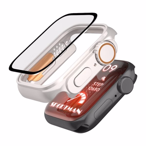 Tech-Protect Defense360 dėklas Apple Watch 7 / 8 / 9 (45mm) - juoda/oranžinė