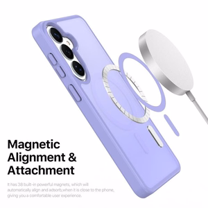 Dėklas Dux Ducis Yind MagSafe Samsung S942 S26 violetinis