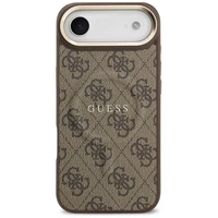 GUESS dėklas IPHONE 17 Air suderinamas su MagSafe GUHMP17MP4MSEGCW (PU 4G su klasikiniu) rudas