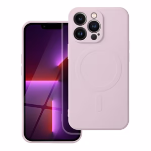 Чехол для iPhone 13 Pro силиконовый Mag Cover совместимый с MagSafe розовый