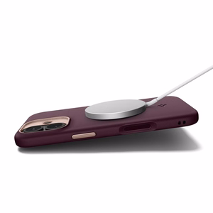 Spigen Nano Pop Mag MagSafe dėklas iPhone 17 telefonui – burgundiškas