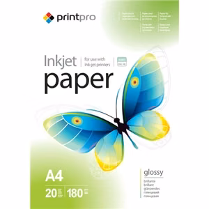 ColorWay PrintPro – high-gloss photo paper, 180 g/m², A4, 20 sheets