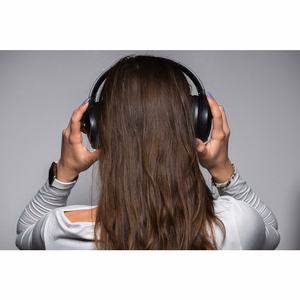 Belaidės ausinės ant ausų Forcell F-Audio TWS Vibe ANC + TUYA APP juodos