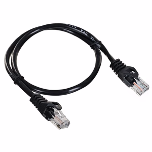 Lanberg PCU5-20CC-0025-BK tinklo kabelis Juoda 0,25 m Cat5e U/UTP (UTP)