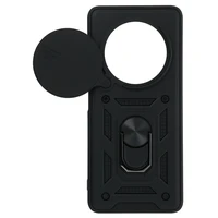 Slide Camera Armor dėklas telefonui Xiaomi Redmi A4 juodas