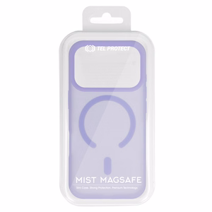Tel Protect Mist Matte Magsafe dėklas Iphone 16, blyškiai violetinis