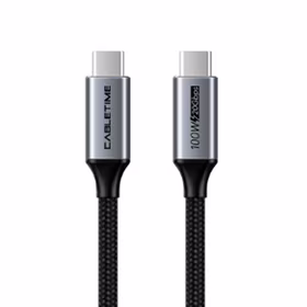 Kabelis USB3.2, USB-C - USB-C, 20Gbps, 100W, 20V/ 5A, 4K/ 60HZ, 1m
