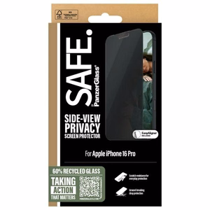SAFE by PanzerGlass iPhone 16 Pro 6.3" Privatumo apsauginis stiklas Ultra-Wide Fit SAFEP95876