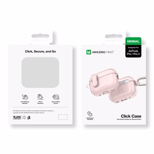 AmazingThing Minimal dėklas AirPods Pro 2 - rožinis