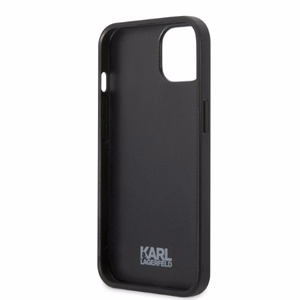 Karl Lagerfeld KLHCP13MPMNIKBL iPhone 13 6.1" kietas dėklas mėlynas/mėlynas Monograma Ikonik Pleistras