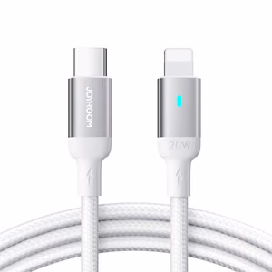 Joyroom Extraordinary Series A10 Lightning / USB-C PD 20W кабель 1.2 m - белый