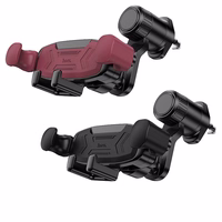 HOCO gravitacinis automobilio laikiklis oro angai H66 juodas