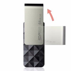 Silicon Power Blaze B30 32 GB A tipo USB 3.0 (3.1 Gen 1) atmintinė Juoda
