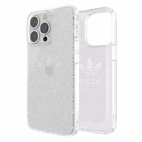 Adidas OR Apsauginis Skaidrus Dėklas Blizgučiai iPhone 13 Pro / iPhone 13 - Skaidrus Sidabras