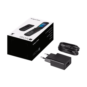 Krüger&Matz Iron 5 Flip – atsparus 4G atlenkiamasis telefonas, IP68/IP69K (KM0466)