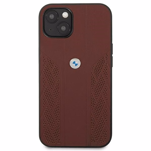 BMW odinis perforuotas dėklas iPhone 13 - raudonas