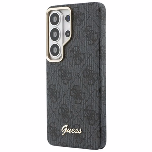 Guess dėklas 4G Script MagSafe skirtas Samsung Galaxy S26 Ultra juodas