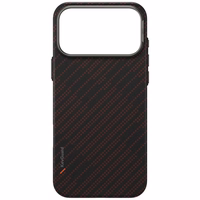 Uniq Keva EDGE Magclick įkrovimo dėklas telefonui iPhone 17 Pro Max – oranžinis