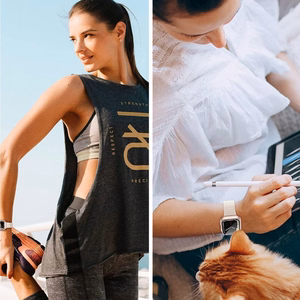 Tech-Protect Defense360 dėklas Apple Watch 46mm - juodas - oranžinis