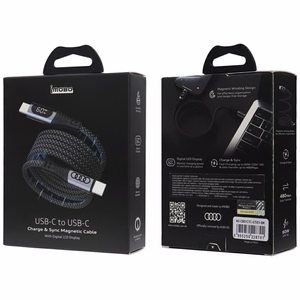 USB-C / USB-C Audi 2.0 laidas 20V 3A 60W - juodas