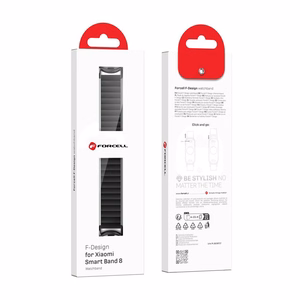 FORCELL F-DESIGN FX8 dirželis XIAOMI Mi Band 8 juodas