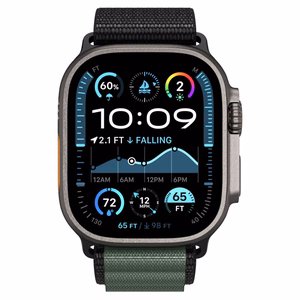 SPIGEN WBF1 dirželis APPLE WATCH 6 / 7 / 8 / 9 / 10 / SE / ULTRA 1 / 2 (44 / 45 / 46 / 49 MM) juodas/žalias