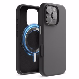 Telefono dėklas „TM MagSafe Silicone“ skirtas iPhone 14 Pro Max / Midnight /