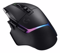 Logitech G 910-006162 kompiuterio pelė Žaidimams Dešinės rankos Radijo dažnio belaidė Optinis 25600 DPI