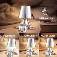 Naktinė lempa Silver Man dizainas B