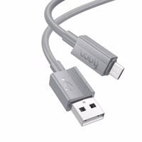 Kabelis USB-A į Micro USB Hoco 2,4A 1 m X107 pilkas