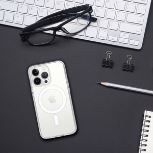 Akrilinis Magsafe dėklas iPhone 13 skaidrus