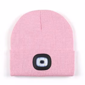 Kepurė su LED apšvietimu rožinė