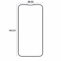 "Etteri" grūdintas stiklas 9D, skirtas "iPhone 13" / "13 Pro" / "14" 6,1"