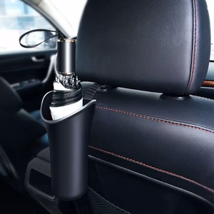 Pakabinamas skėčio laikiklis automobiliui, juodas