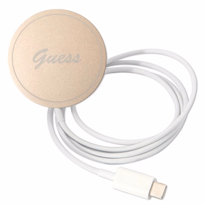 Guess GUBPP14MH4EACSK 4G Print MagSafe dėklo ir įkroviklio rinkinys, skirtas iPhone 14 Plus 6.7", juodas