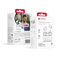 FORCELL F-AUDIO Master Pro belaidės ausinės bluetooth TWS baltos