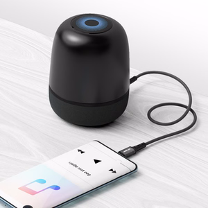 Audio adapteris Acefast C1-08 USB-C to 3.5mm (M) 1.2m juodas