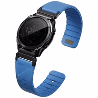 UNIQ Fluo x Smart-Fit dirželis Garmin 22mm niebieski