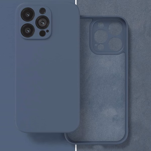 Dėklas Liquid Silicone 1.5mm Xiaomi Redmi 12/Redmi Note 12R/Poco M6 Pro 5G tamsiai mėlynas