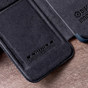Dėklas Nillkin Qin Pro Leather Apple iPhone 14 Pro Max rudas