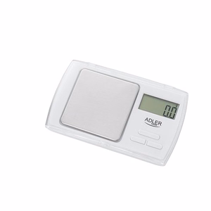 Adler AD 3161 – tiksliosios svarstyklės, 0.5 kg, 0.01 g, baltas