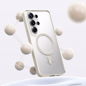 Rock Crystal Armor Series Magnetic Dėklas for Samsung Galaxy S26 Ultra juodas