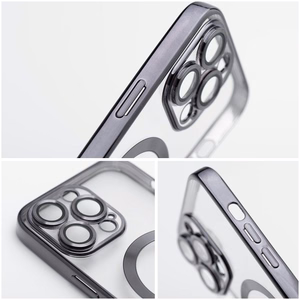 ELECTRO MAG COVER magnetinis dėklas telefonui, suderinamas su MagSafe, skirtas SAMSUNG A54, juodas