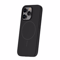 Silikoninis Thin Mag dėklas for iPhone 17 Air 6,6" juodas