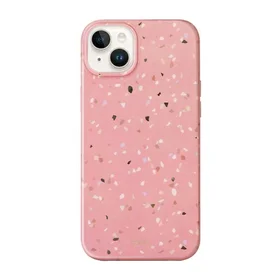 Dėklas telefonui (m) Uniq Coehl Terrazzo iPhone 14 Plus - rožinis