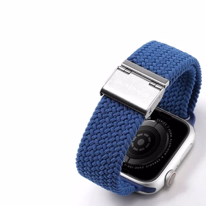 DUX DUCIS tamprus pintas dirželis MIXTURE PRO, skirtas Apple Watch 42 / 44 / 45 / 49 mm, mėlynas