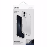 Uniq Air Fender dėklas telefonui iPhone 16 Plus - skaidrus